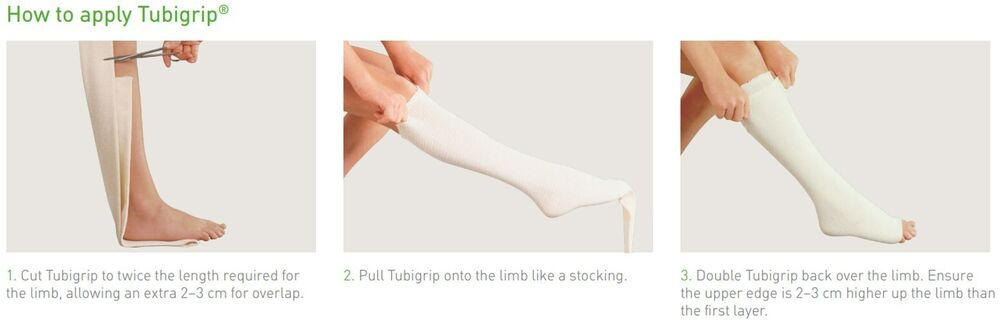 TUBIGRIP COMPRESSION SUPPORT BANDAGE TUBULAR BANDAGE TUBI-GRIP BANDAGE