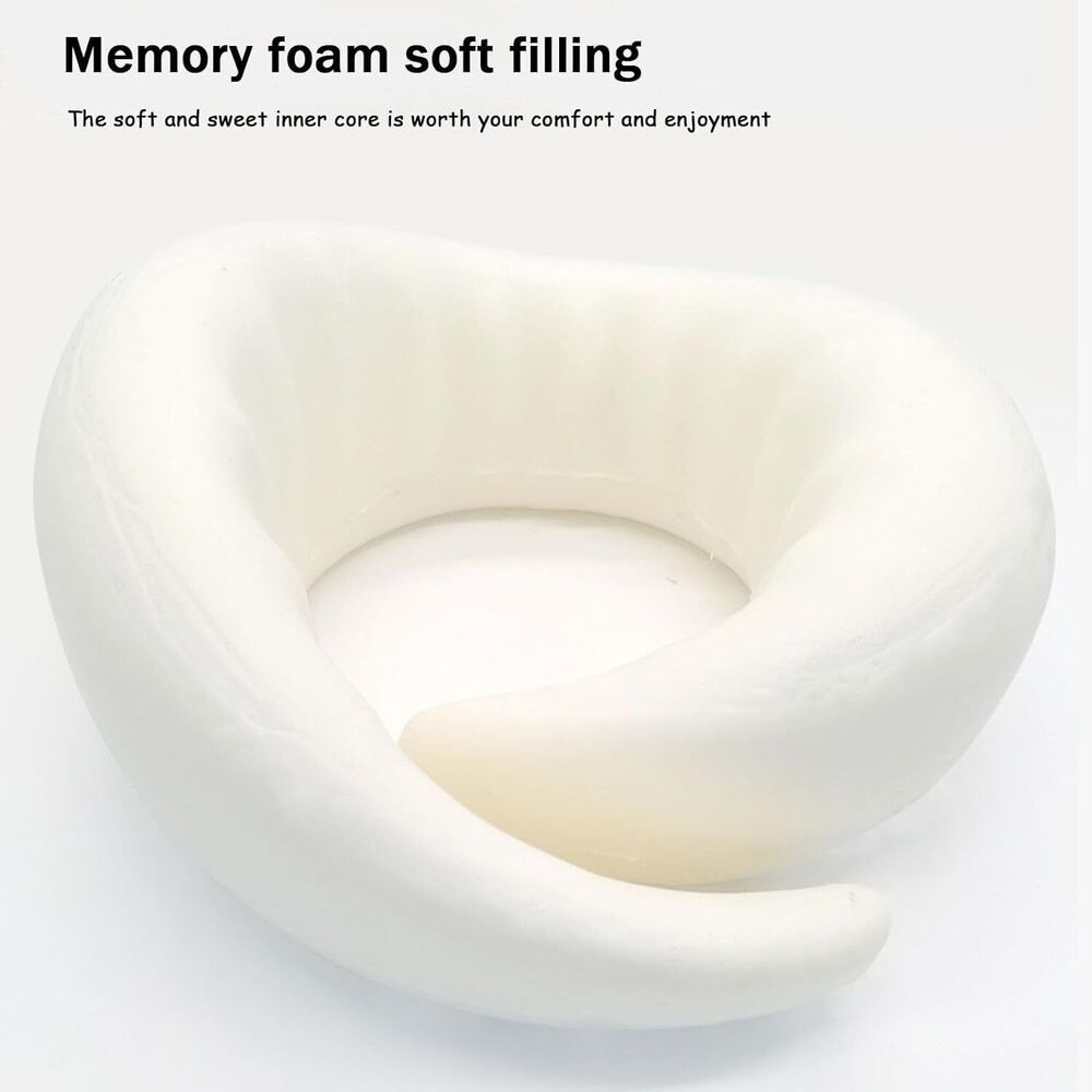 Memory Foam U Shaped Travel Pillow Neck Support Soft Head Rest Plane Car Cushion