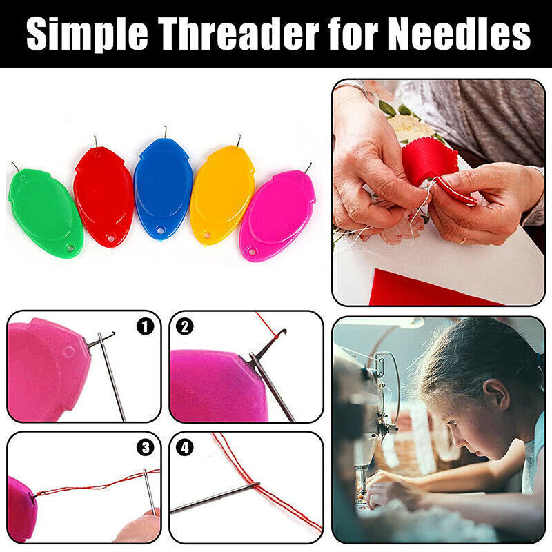 10X Needle Threader Threading Hand Threading Small Sewing Tools DIY