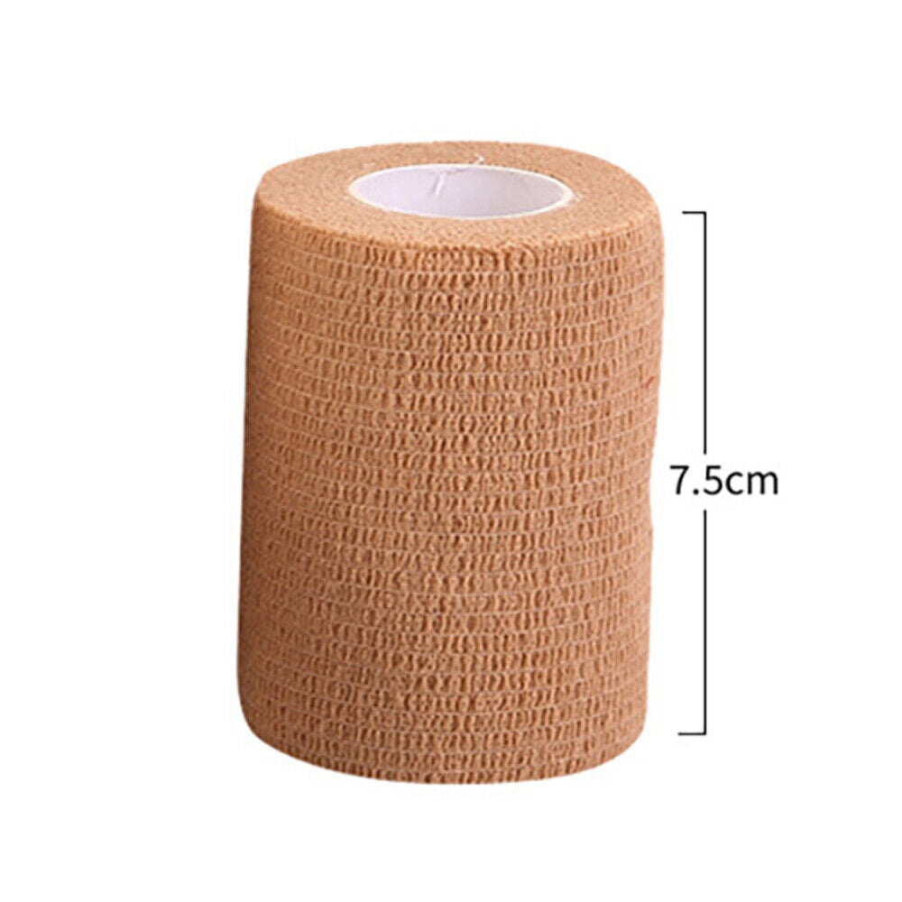 2X Self-Adhesive Cohesive Bandage Stretch First Aid Wrap Sports Medical VET Tape