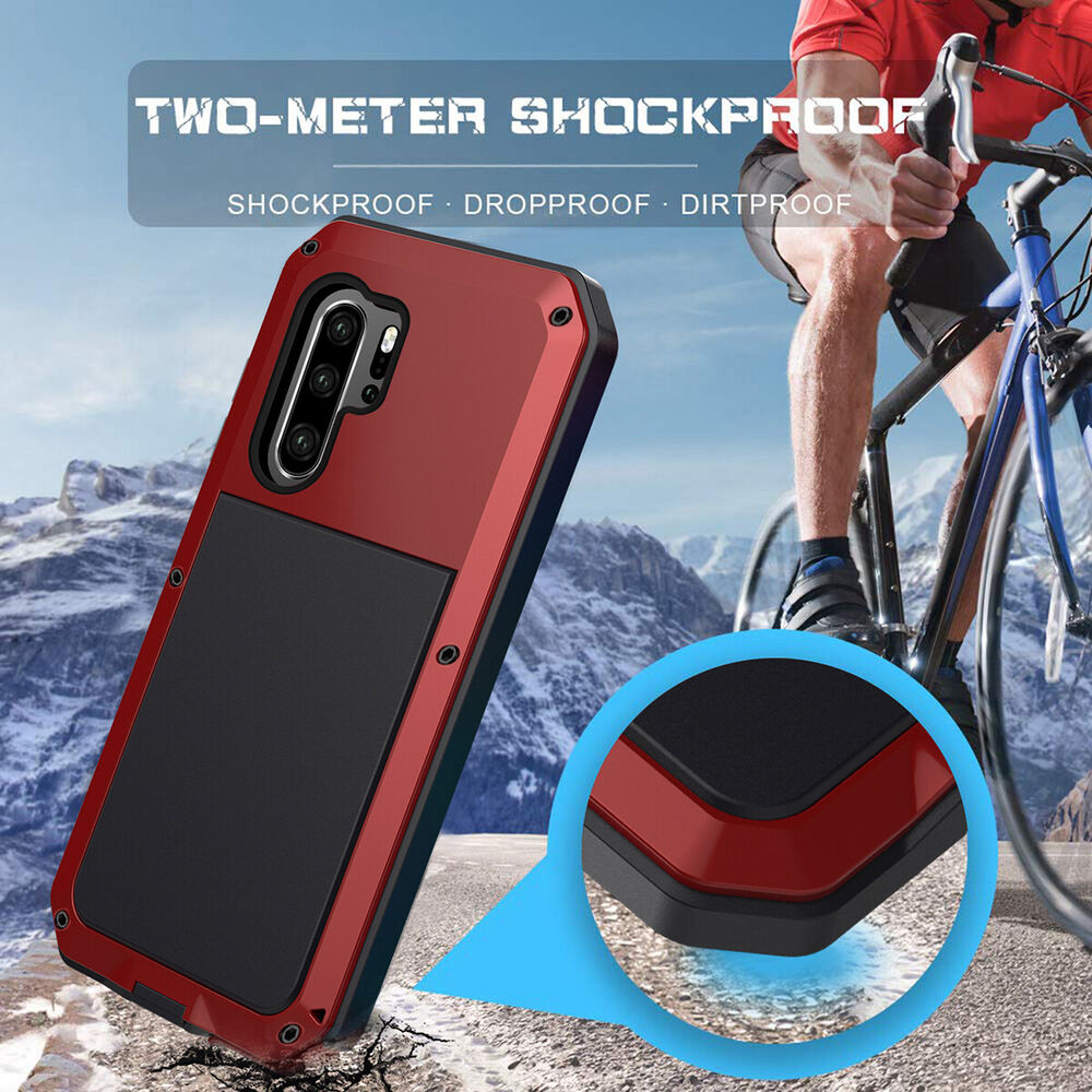 For Huawei P30 Case Rugged Aluminium Shockproof Heavy Duty Metal Hard Cover