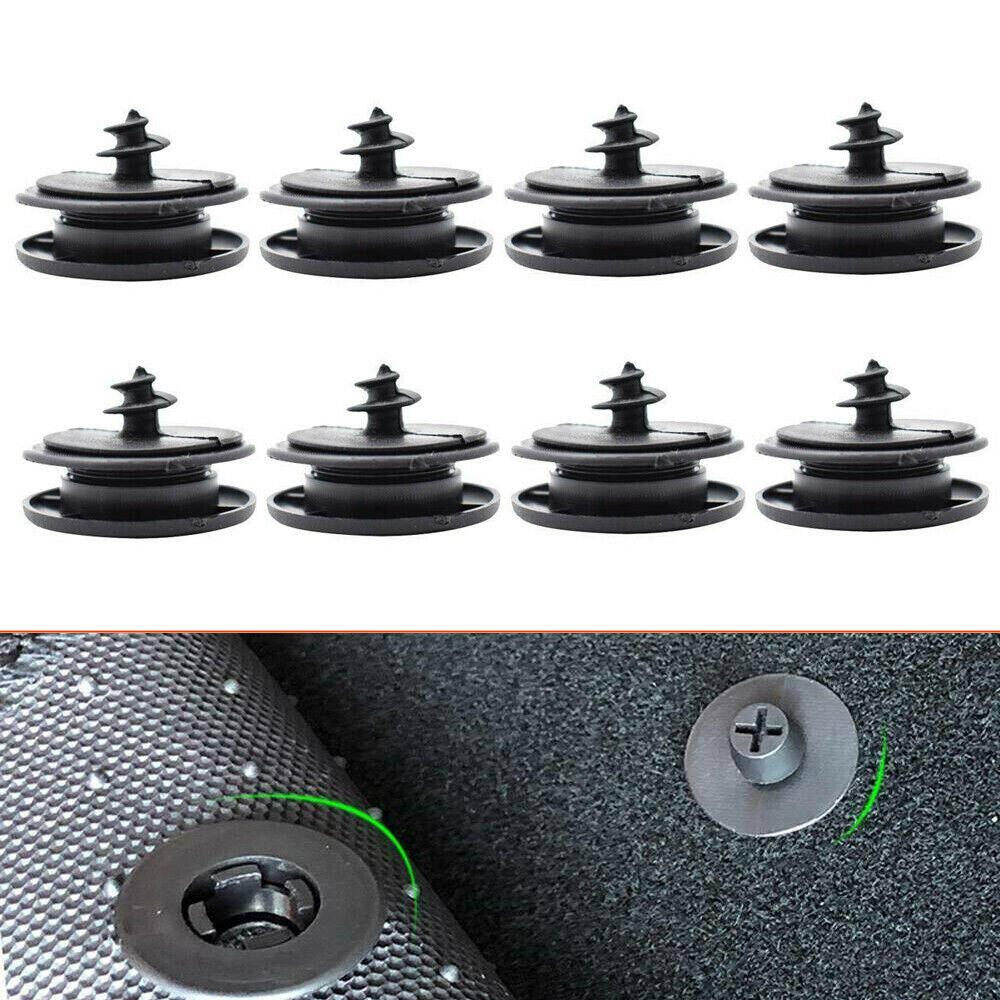 NEW Car Floor Mat Holders Sleeves Carpet Clip Fixing Grips Clamps Fastener