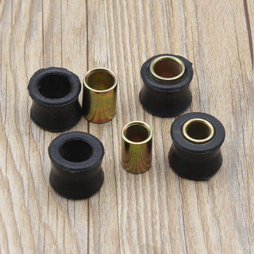 Heavy Duty 10mm Rubber Shock Absorber Bushes for Quad Dirt Bike ATV Set of 4