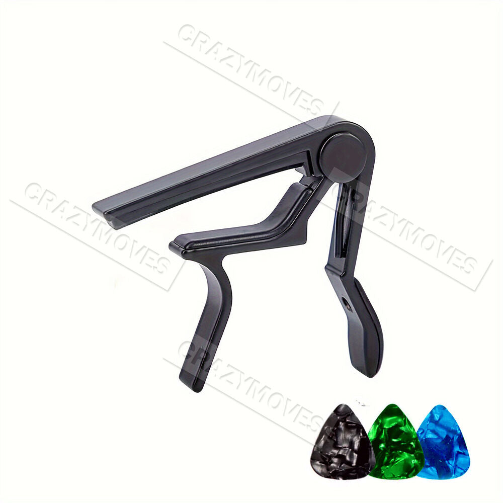 Premium Alloy Capo Quick Change Trigger Clamp for Guitar Banjo Ukulele