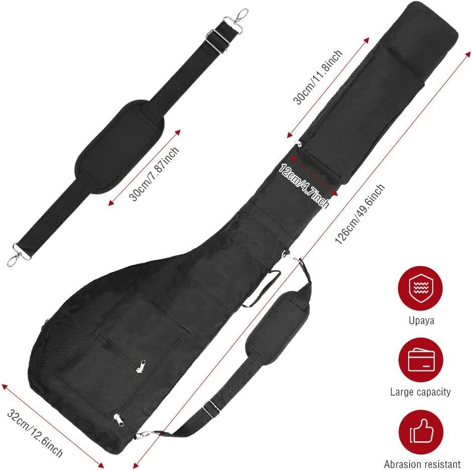 Portable Golf Club Carrier Bag with Multi-Pocket Folding Golf Aviation Bag