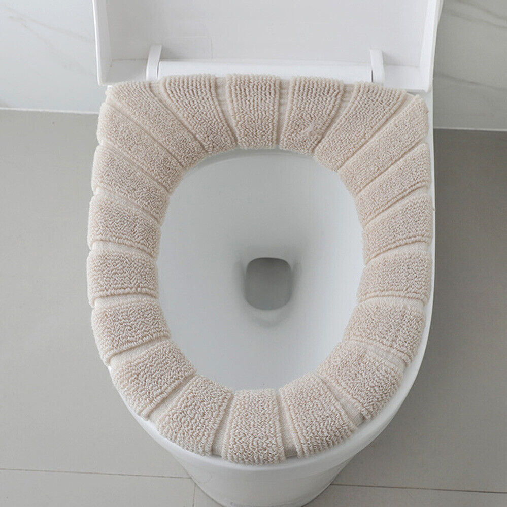 Warmer Mat Soft Bathroom Washable Pad Toilet Seat Cover Cushion Closestool Lid