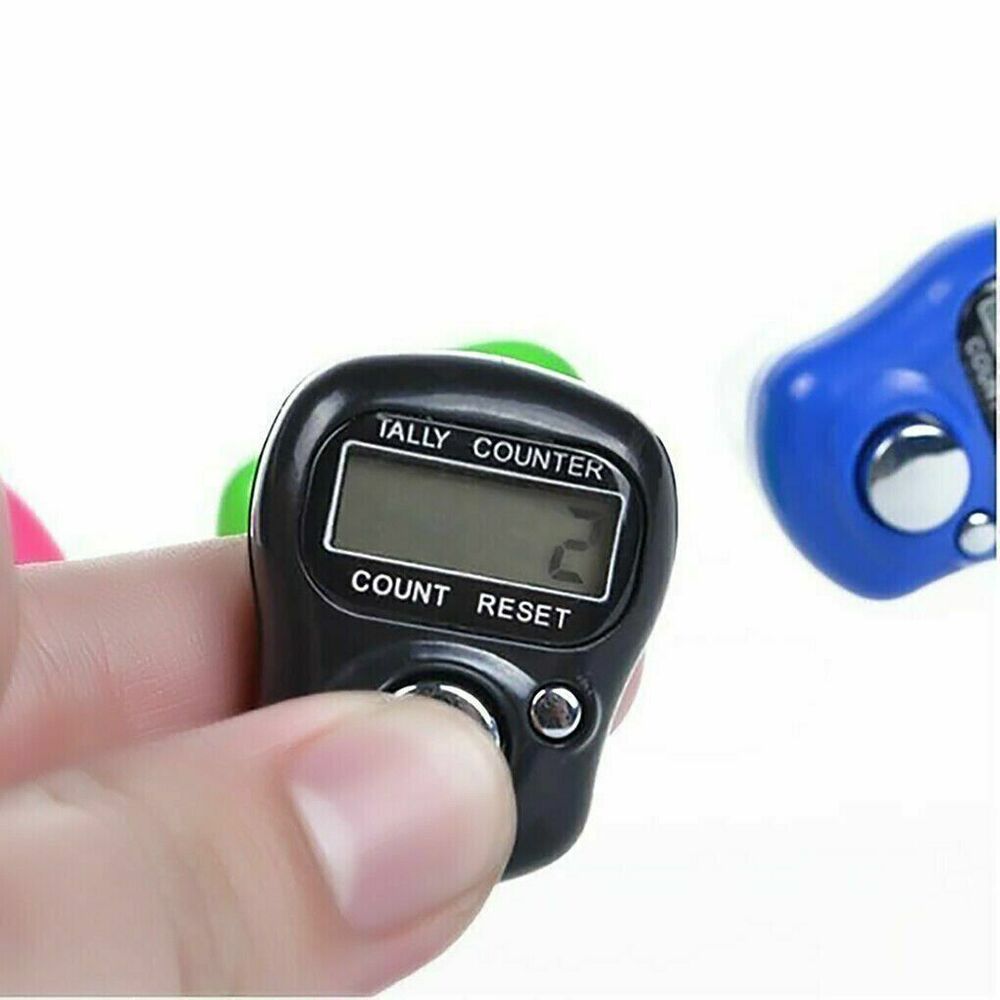 5 x Tally Counter Electronic Digital Mini Clicker Golf Score Stroke Hand Held Finger