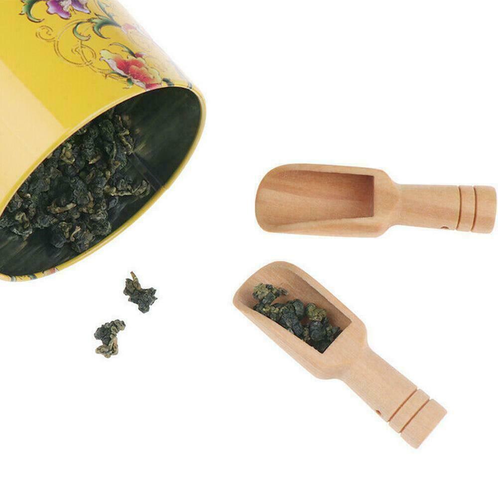 Mini Wooden Scoop X#pack of 4V$