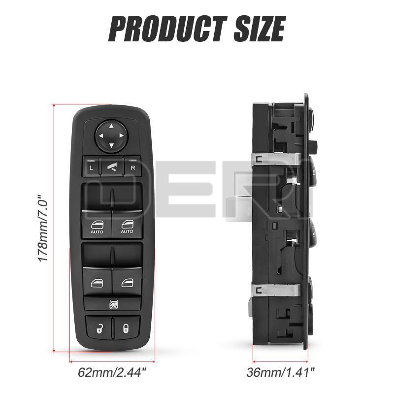 Master Power Window Switch Control For Jeep Grand Cherokee 2014-2015 68184803AA