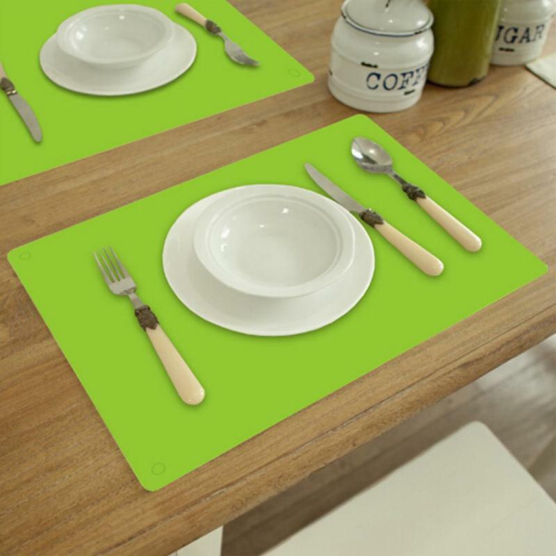 Silicone Non Slip Heat Resistant Placemat Mat Desk Kitchen Table Pad Waterproof