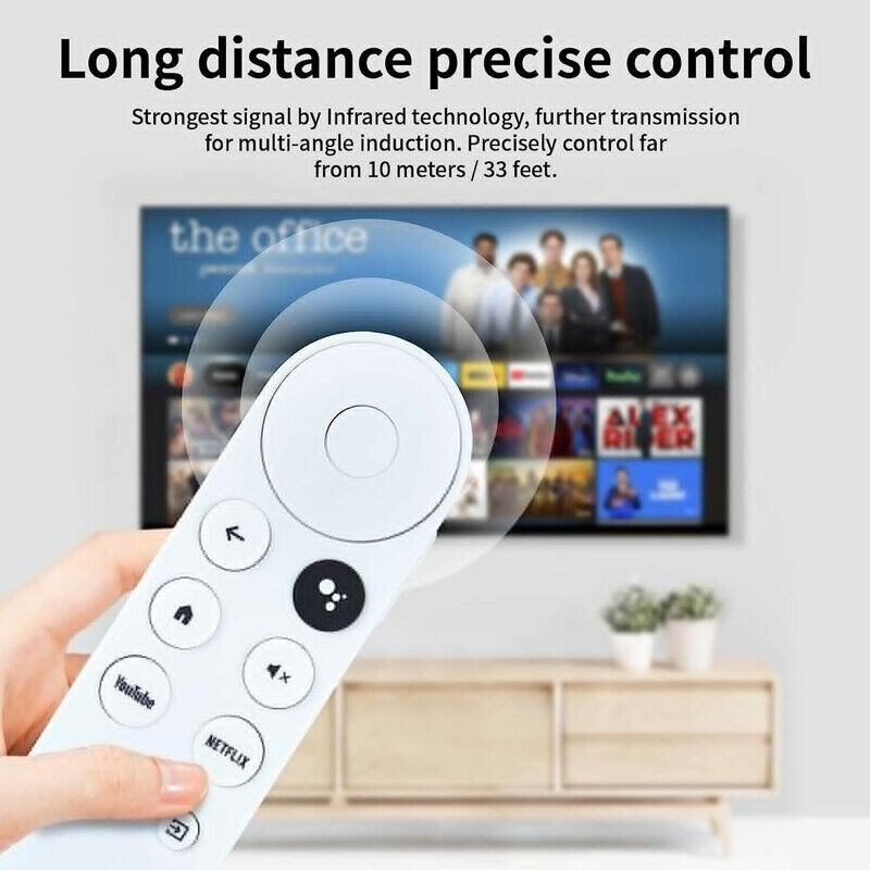 New Replacement For Chromecast With Google TV Voice Bluetooth IR Remote Control