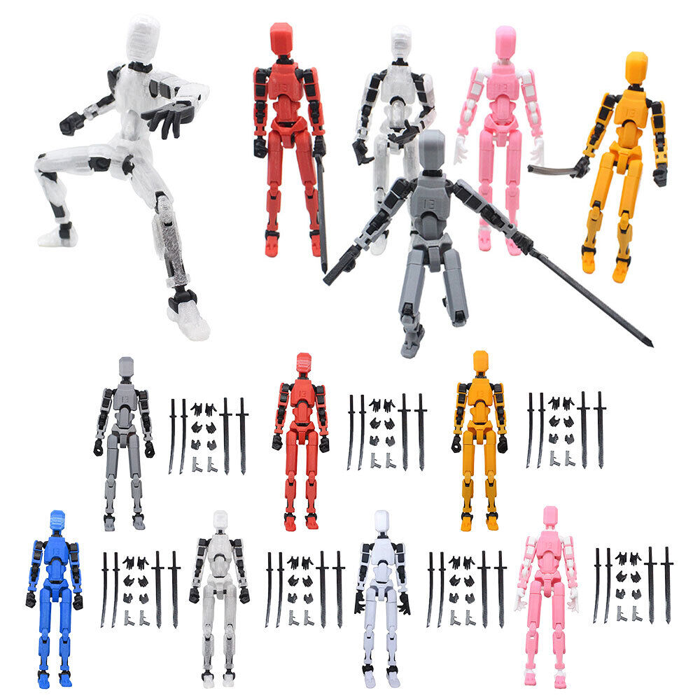 T13 Action Figure, Titan 13 Action Figure, 3D Printed Robot Action Figure New #T