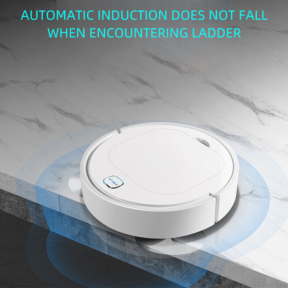 1 set Rechargeable Automatic Smart Robot Vacuum Cleaner Dry Wet Floor Mop Sweeping