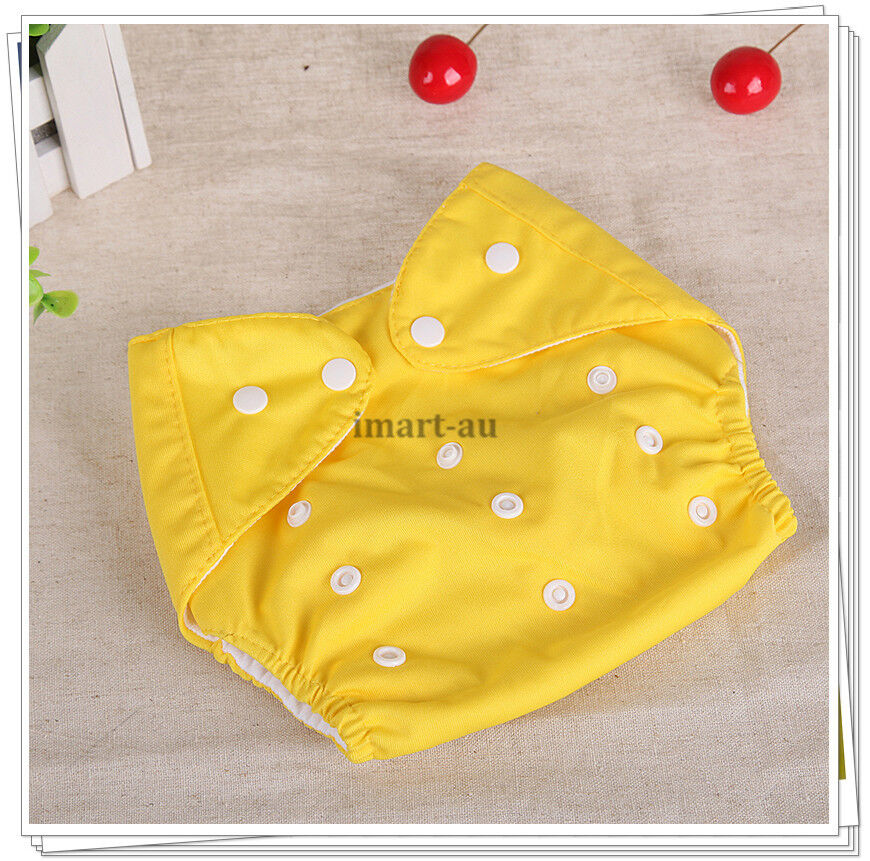 4x pcs Reusable modern Baby Cloth Nappies Diapers Adjustable bulk nappy