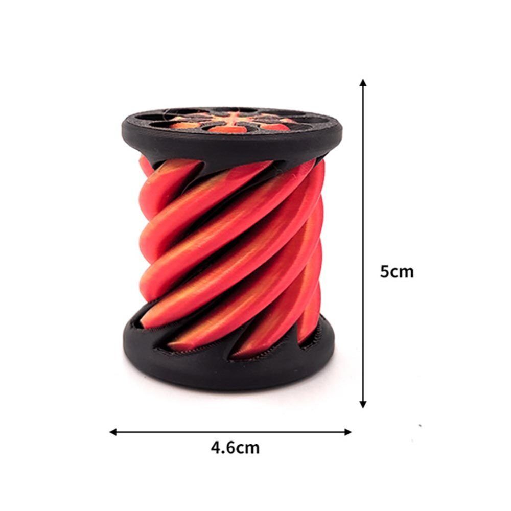 Impossible Pyramid Passthrough Sculpture Helix Screw Fidget Toy Spiral Cone Toy