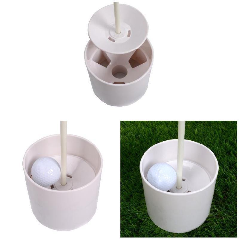 2X Plastic Practice Golf Cup Putting Green Cup Golf Green Hole Cup Golf Training