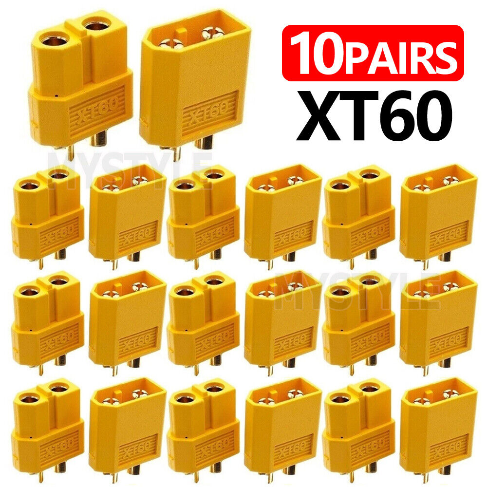 10 pairs XT30 XT60 XT90 Male Female Bullet Connector Plug For Lipo Battery NEW