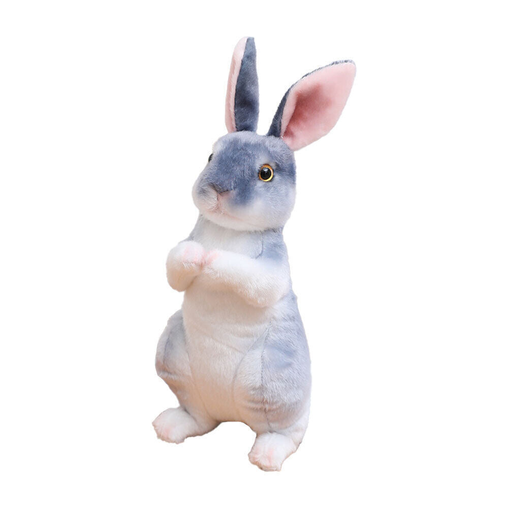 Realistic Rabbit Plush Toy Simulation Animal Doll Toys Kids Girls Birthday