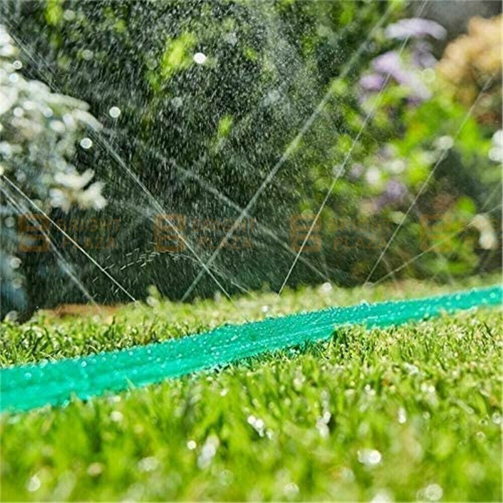 Garden Soaker Hose Lawn Watering Plant Drip Sprinkler Tube Green UV Treated 15m