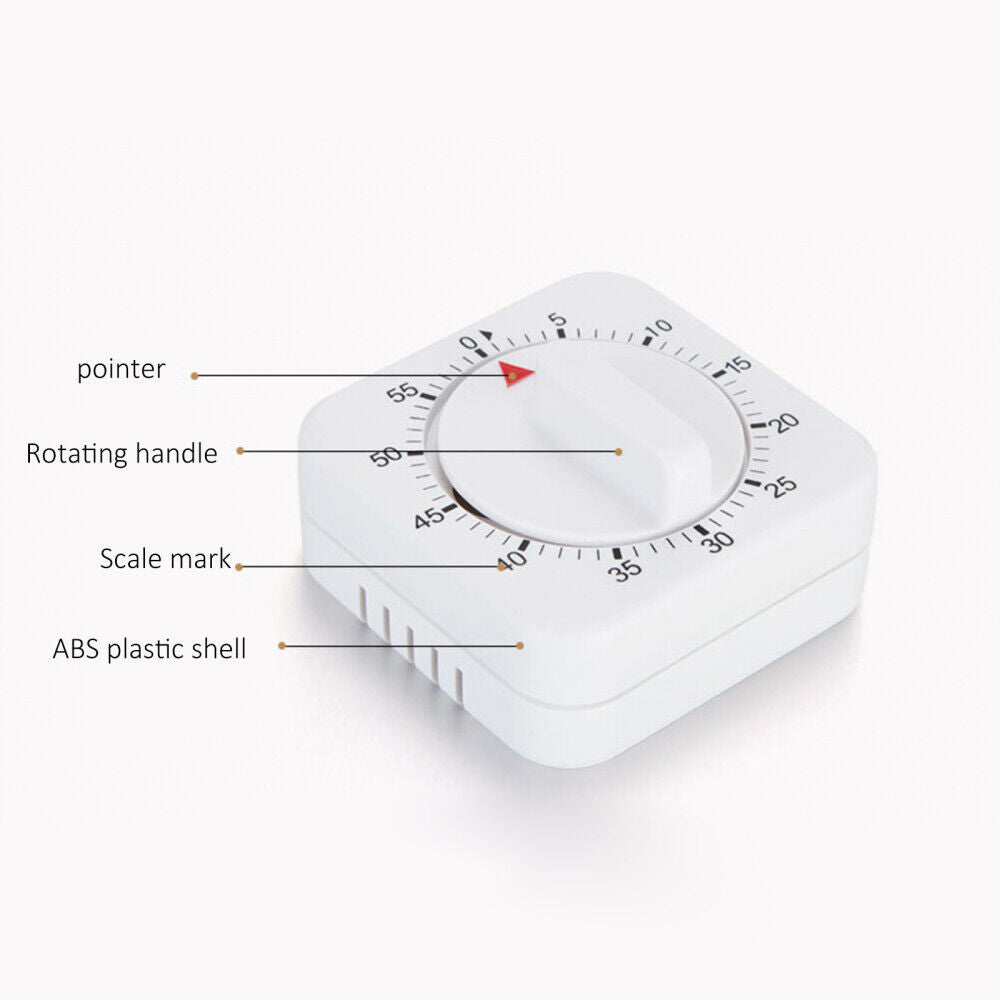 60 Minute Visual Analog Timer Silent Timer Time Management Tool Countdown Clock