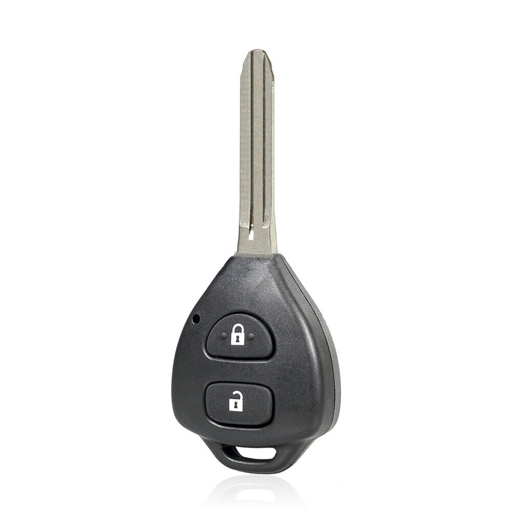 For Toyota Rav4 Corolla Camry Prado Hilux Key Shell Case Switch Remote 2 Button