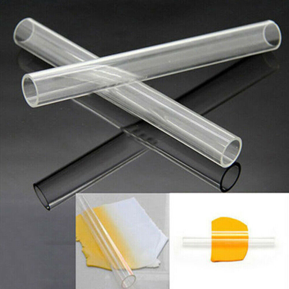 4x Polymer Clay Craft Tools Acrylic Roller Rolling Pin Cutter Art DIY Tool