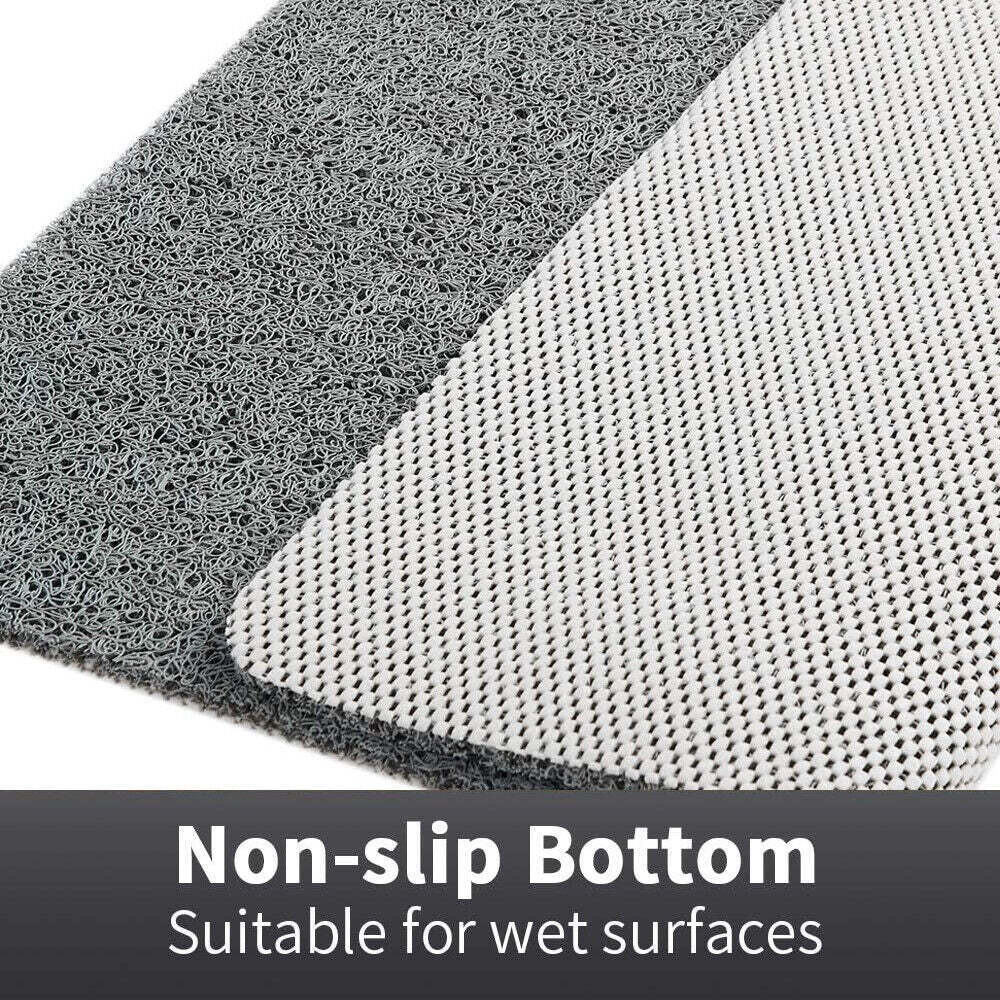 Hydro Wonder Super Comfy Shower Mat Non Slip Never Stains or Blocks Drain Grey