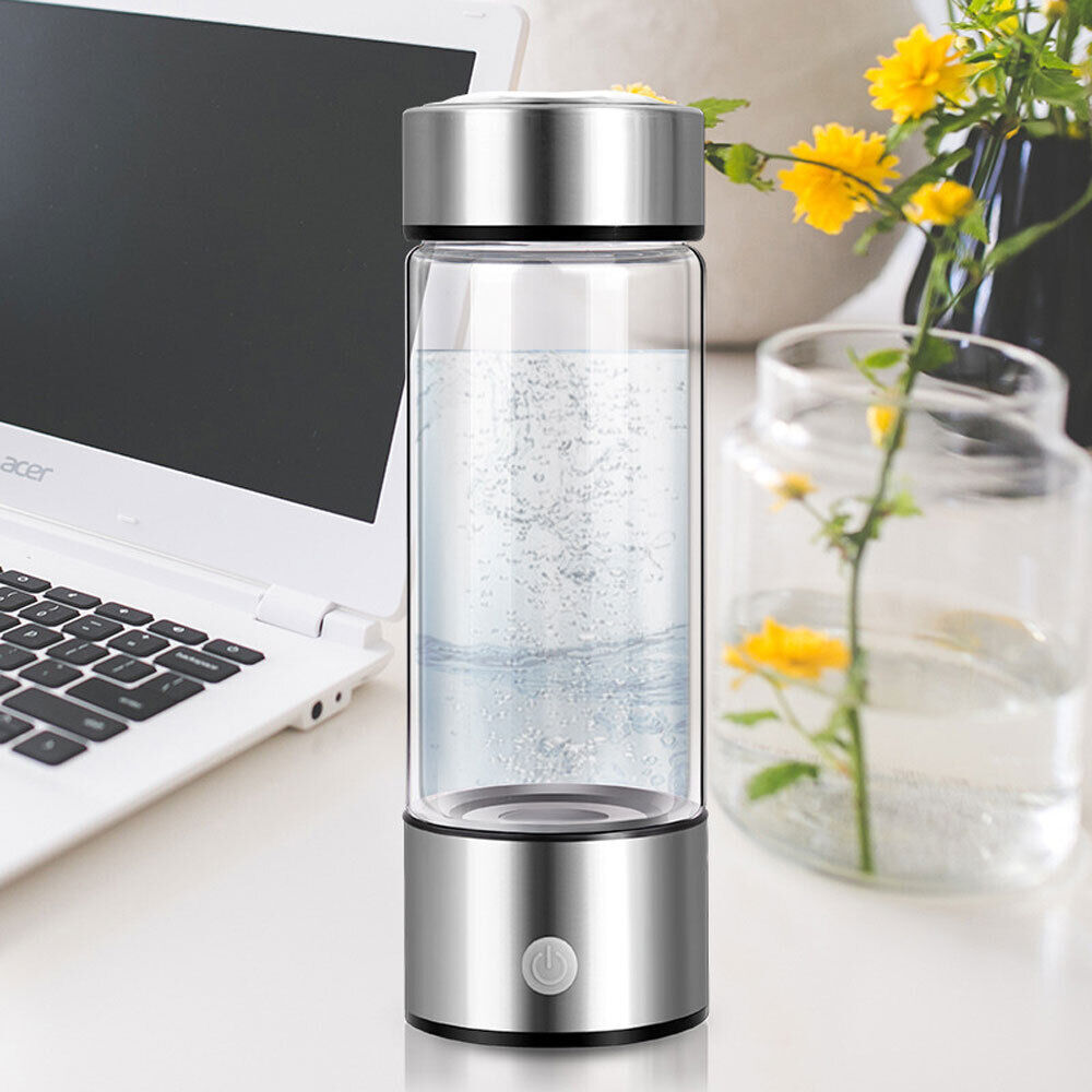 420ml Portable Hydrogen Rich Alkaline Water Ionizer Generator Bottle Cup Mug