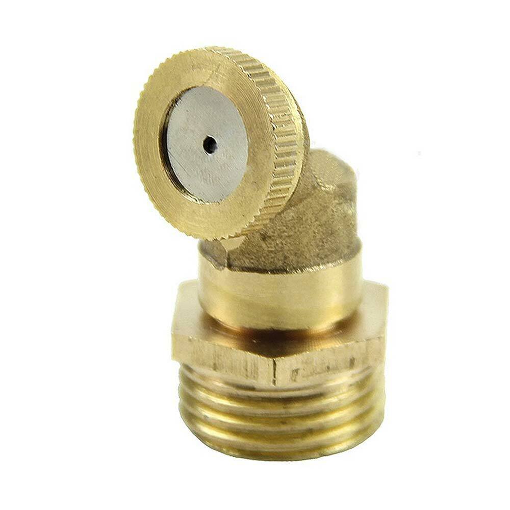 1/2" Brass Hose Connector Spray Misting Nozzle Garden Water Sprinkler Irrigation