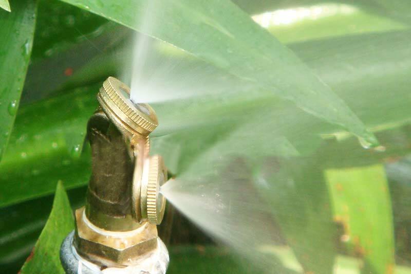 1/2" Brass Hose Connector Spray Misting Nozzle Garden Water Sprinkler Irrigation