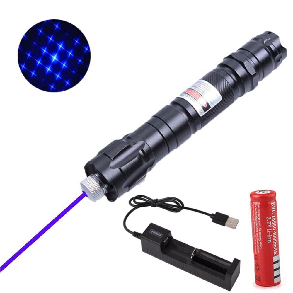 5000m Red Green Laser Pointer Pen Light USB Rechargeable Visible Lazer Torch Pen