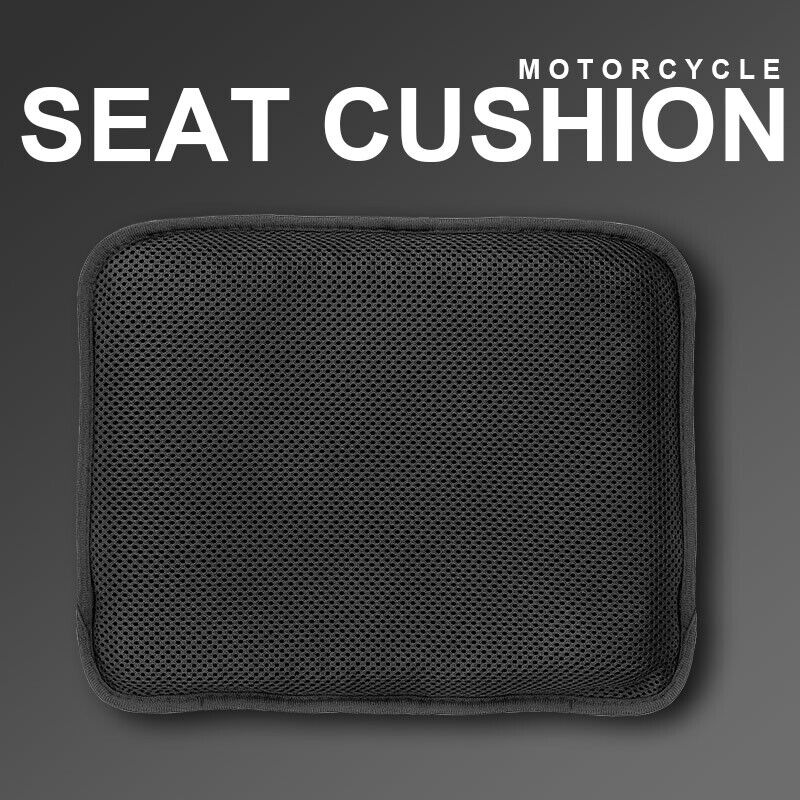 Universal Motorcycle Seat Cushion 3D Shock Absorption Motorbike Gel Seat Pad