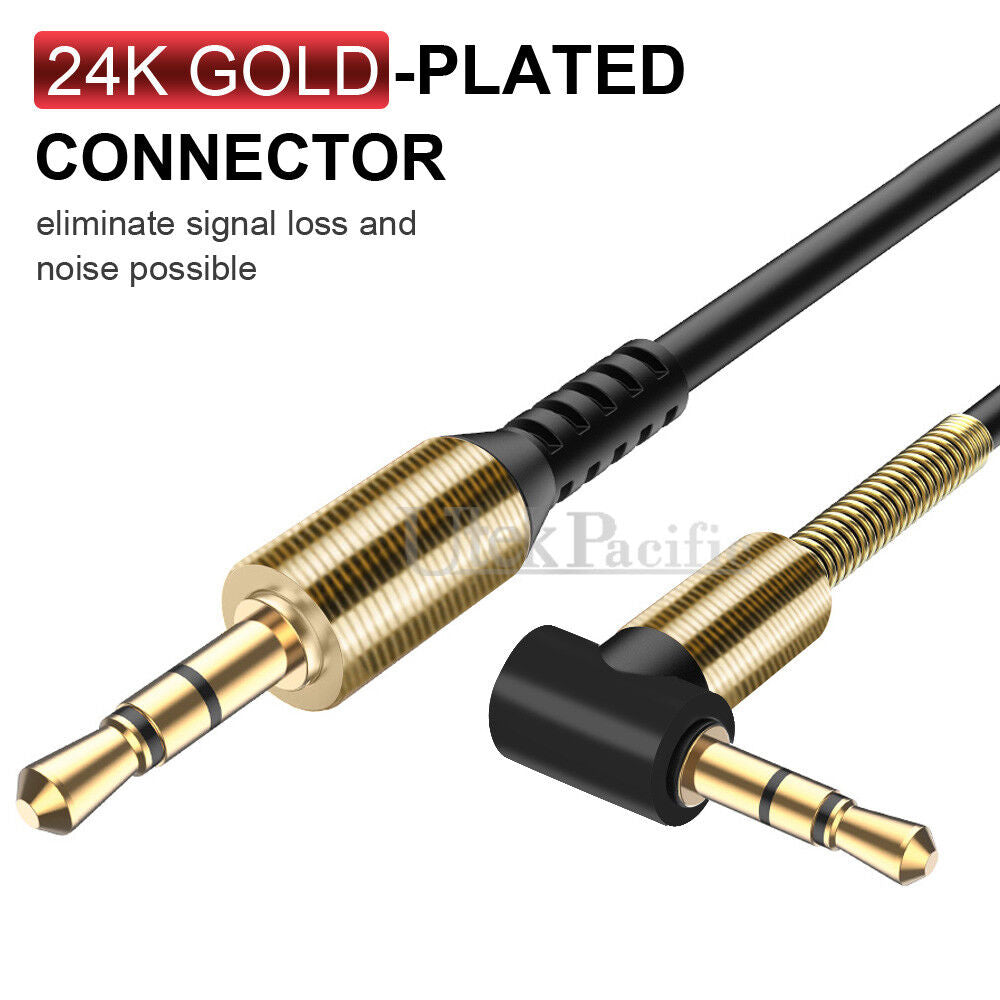 3.5mm AUX AUXILIARY CORD Male to Male Stereo Audio Cable for PC MP3 CAR