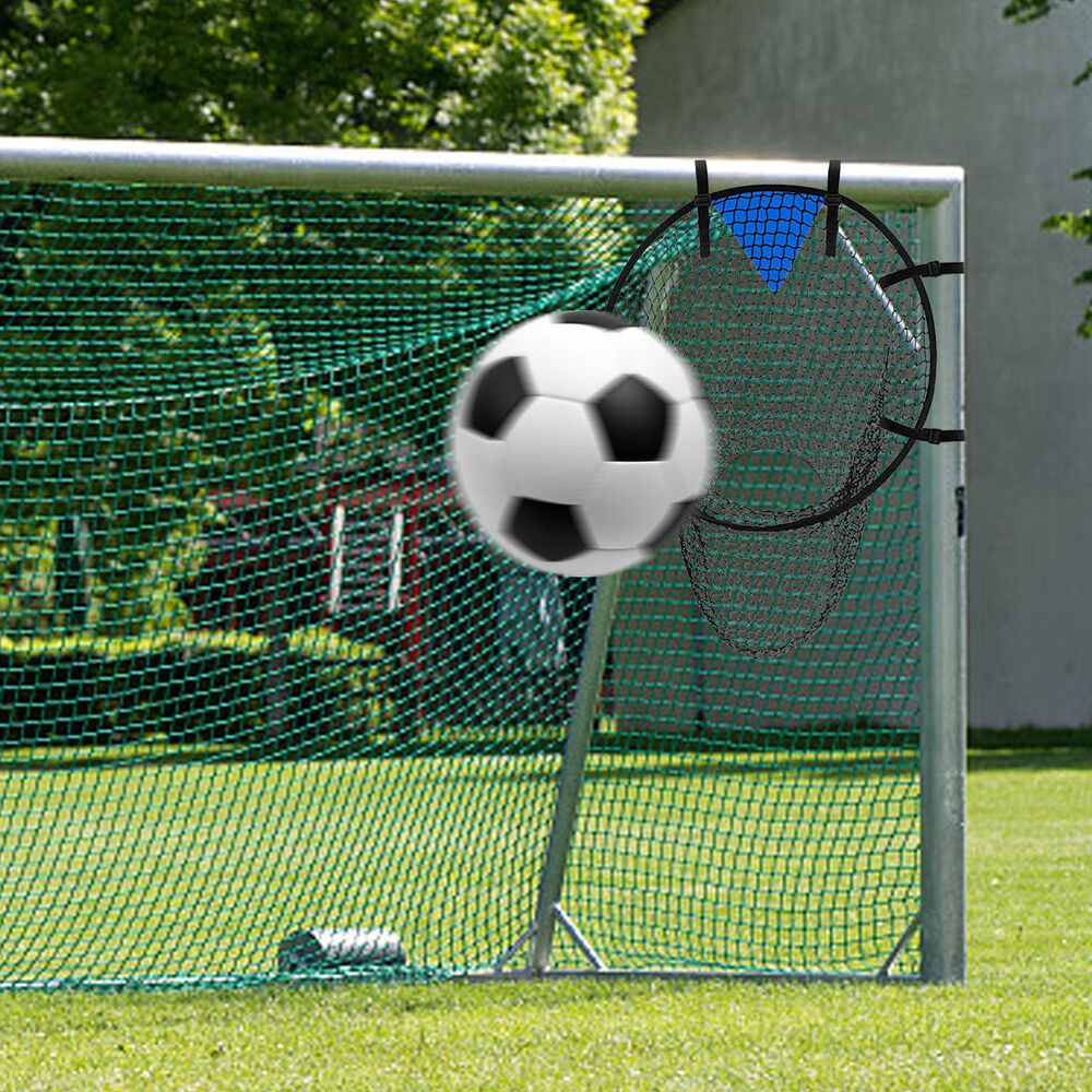 Football Net Outdoor Garden Football Goal Net Trainer Rebounder Set Soccer Ball