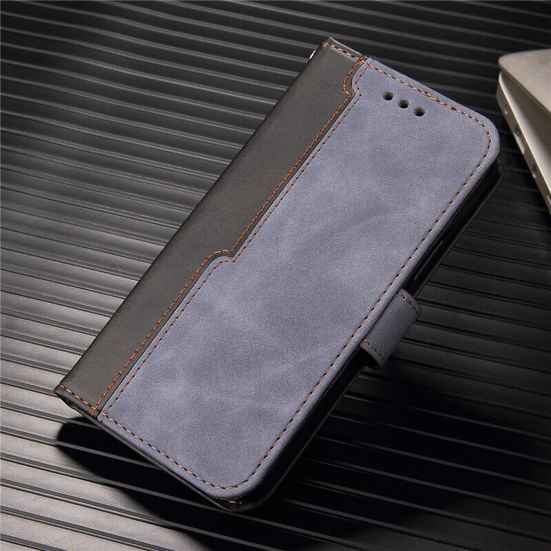 Matte Wallet Leather Flip Case For Vivo Y72 Y21S Y33S Y01 Y76 Y52 Y51 Y11S Y12S