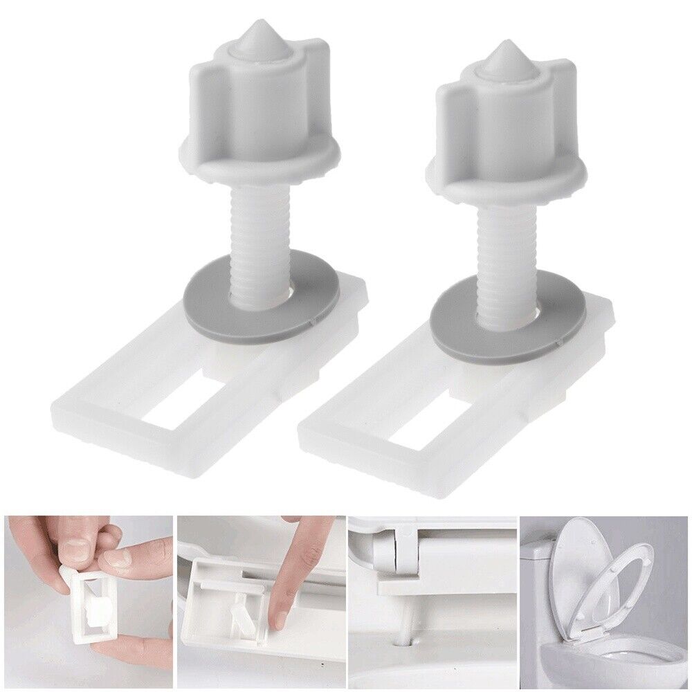 Plastic Toilet Seat Screws and Nuts& Rubber Washers Hinge Bolts Screws Hinges