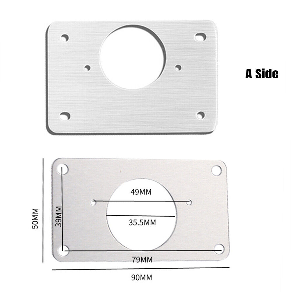 Hinge Repair Plate Rust Resistant Steel Furniture Cupboard Repair Mount Tool