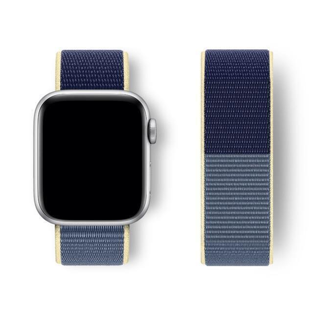 For Apple Watch Nylon Sports Band Strap Series 7 6 5 4 3 2 SE 38/40/41/42/44/45