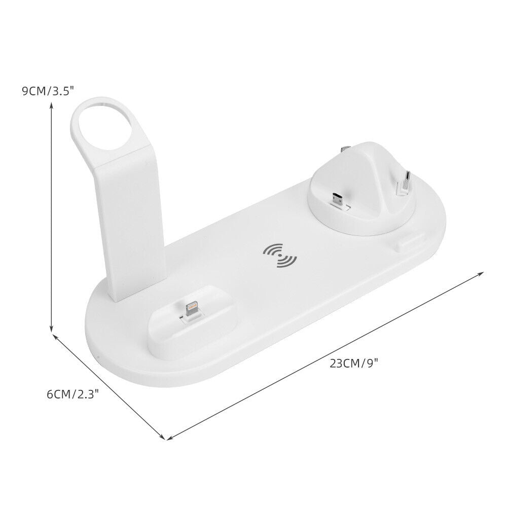 Wireless Charger for Apple iWatch Airpods Stand Charging Dock Micro USB Type C