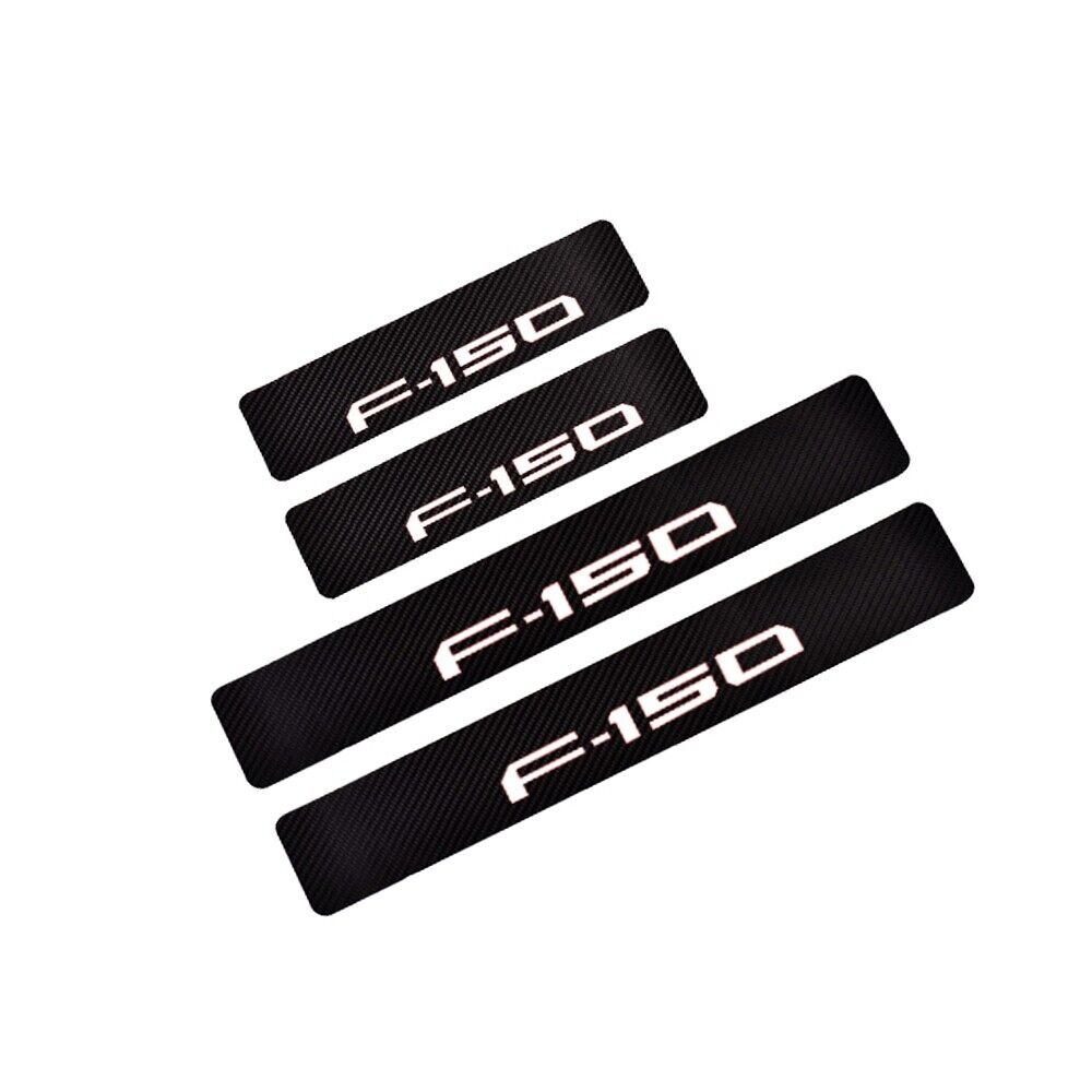 For Ford F150 Car Door Plate Sill Scuff Anti Scratch Decal Sticker Protector