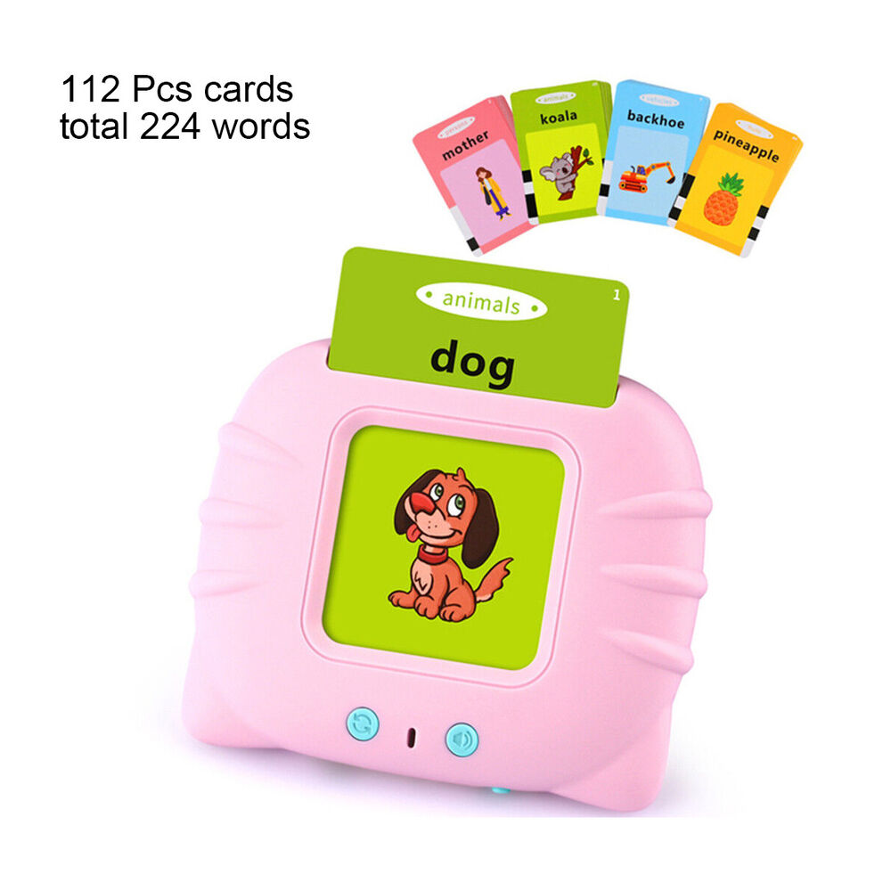 Talking Flash Cards For Toddlers Preschool Words Learning Cards Toy For Kids