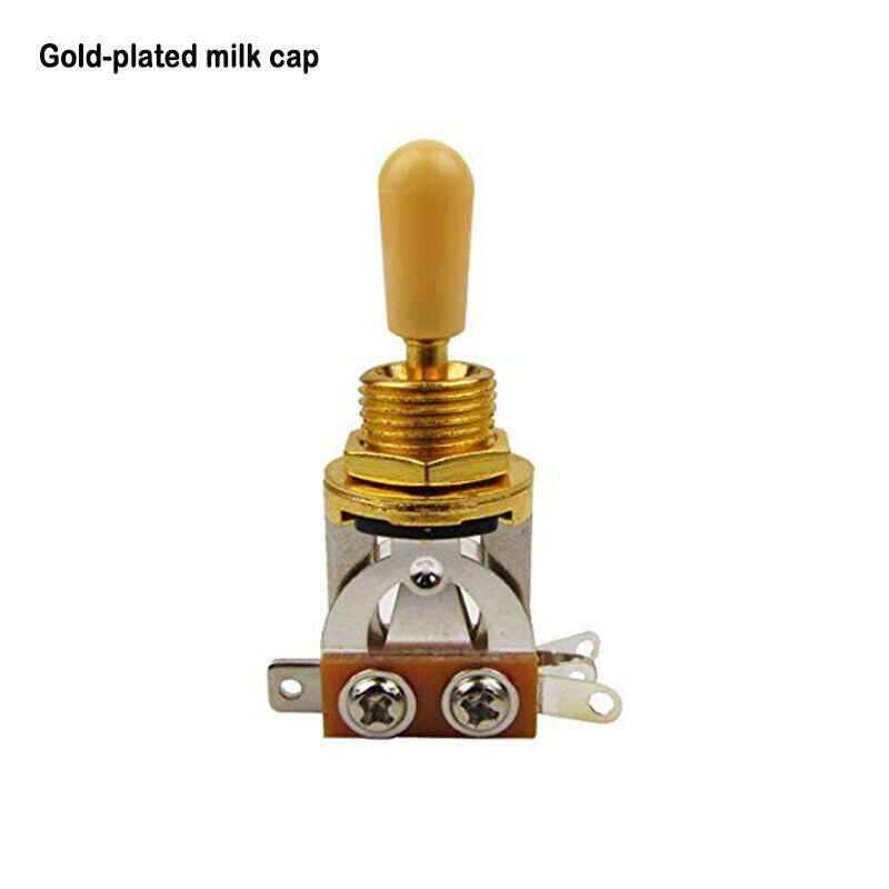 Guitar 3-way Toggle Switch, in Chrome, Black, Or Gold. Electric, Rhythm, Treble