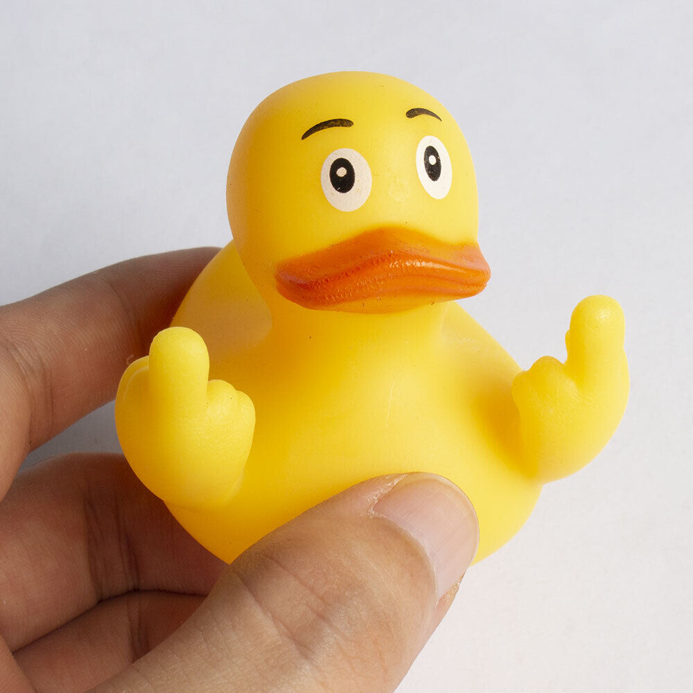 Funny Middle Finger Ducks Unique Middle Finger Ducks Figurines Prank Gift