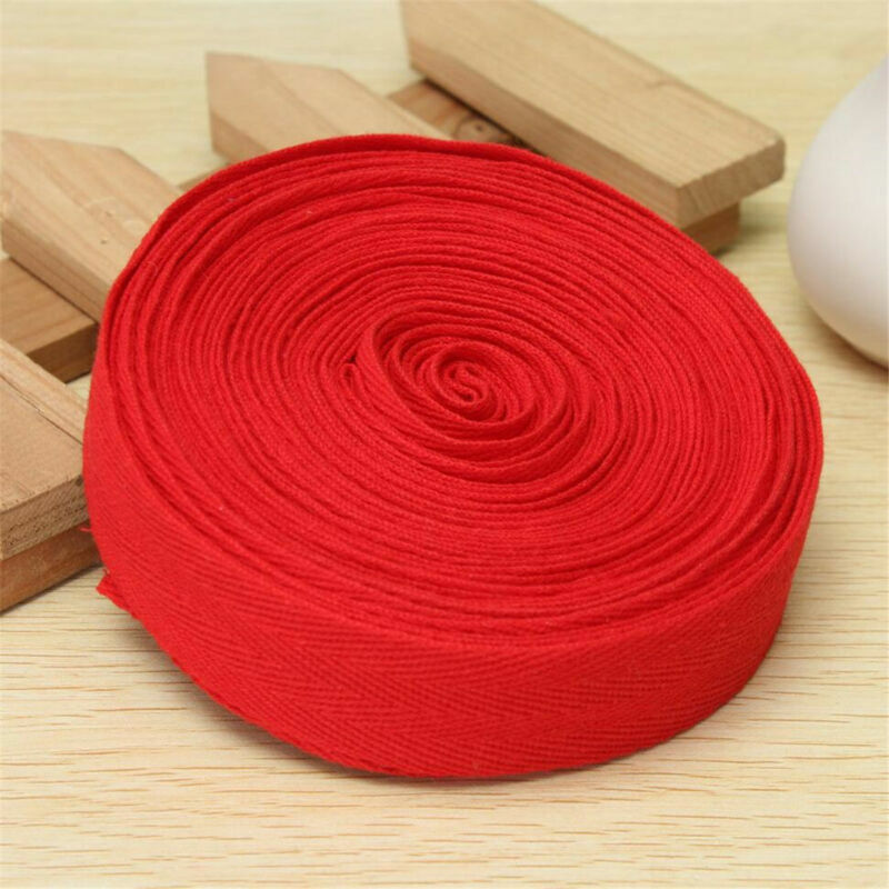 10Mx25mm Cotton Webbing Herringbone Twill Tape Sewing Strap For DIY Apron Cloth