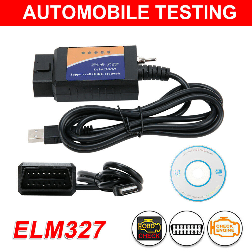 Obd2 Scanner Elm327 Usb Retrofit For Ford Elmconfig Latest Chip Hs-can Forscan