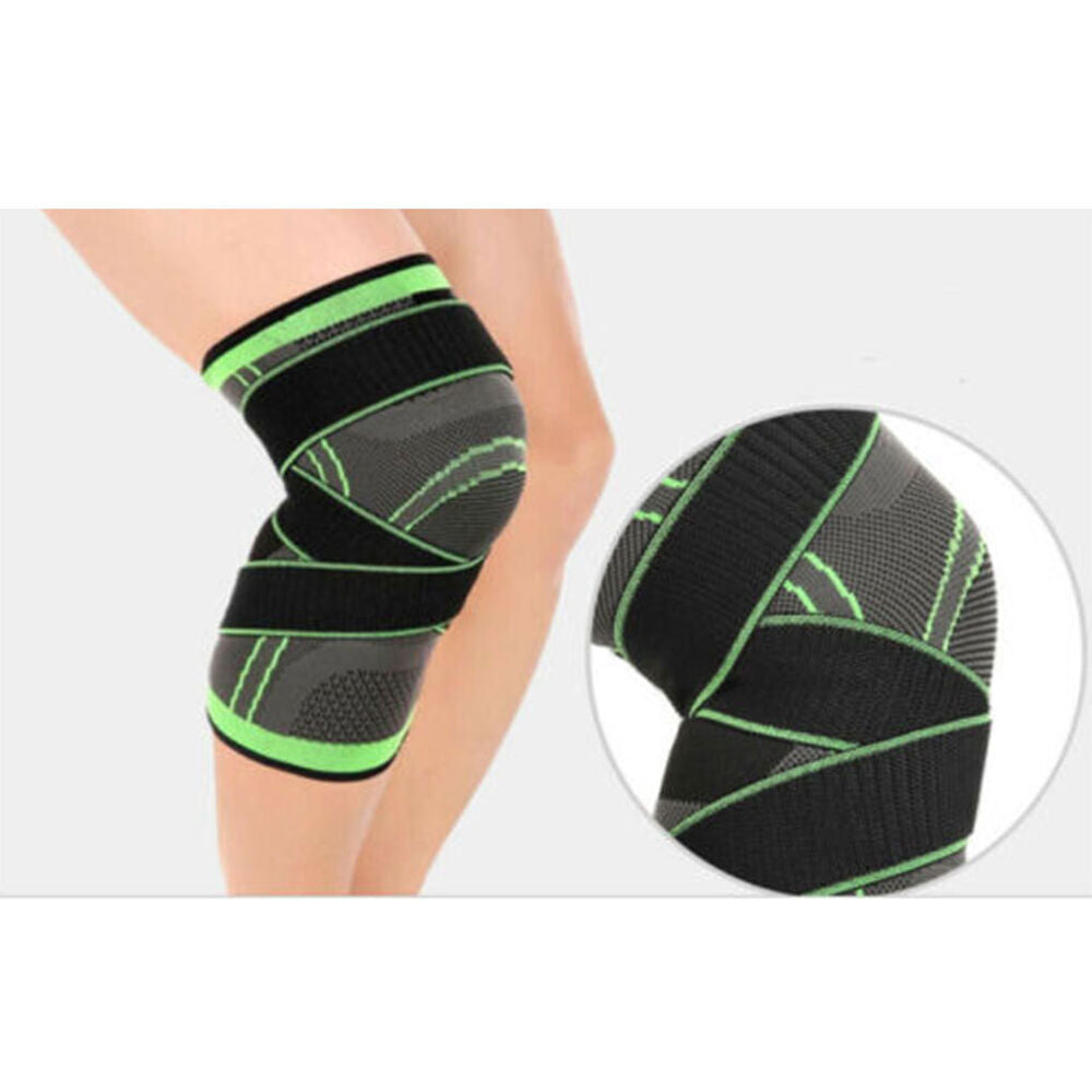 Knee Support Brace Compression Sleeve Arthritis Pain Relief Gym Sport Running