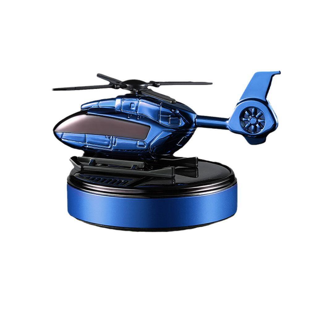 Solar Air Freshener Alloy Helicopter Air Freshener For Car And Home Fragrance