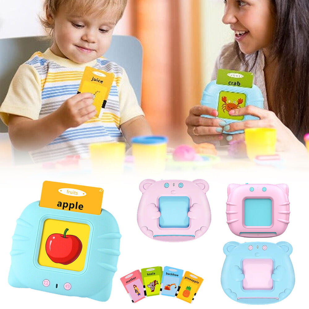 Talking Flash Cards For Toddlers Preschool Words Learning Cards Toy For Kids