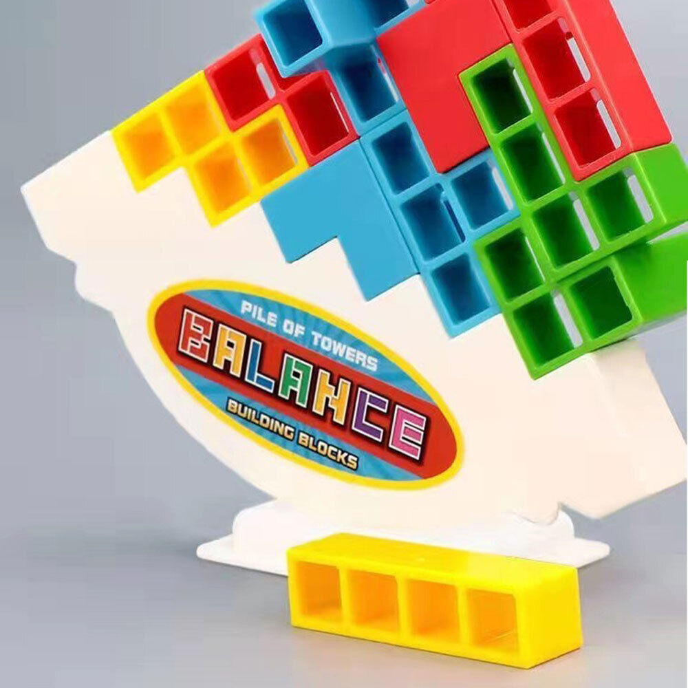 Tetra Tower Game Stacking Blocks Balance Puzzle Assembly Bricks gift 2024