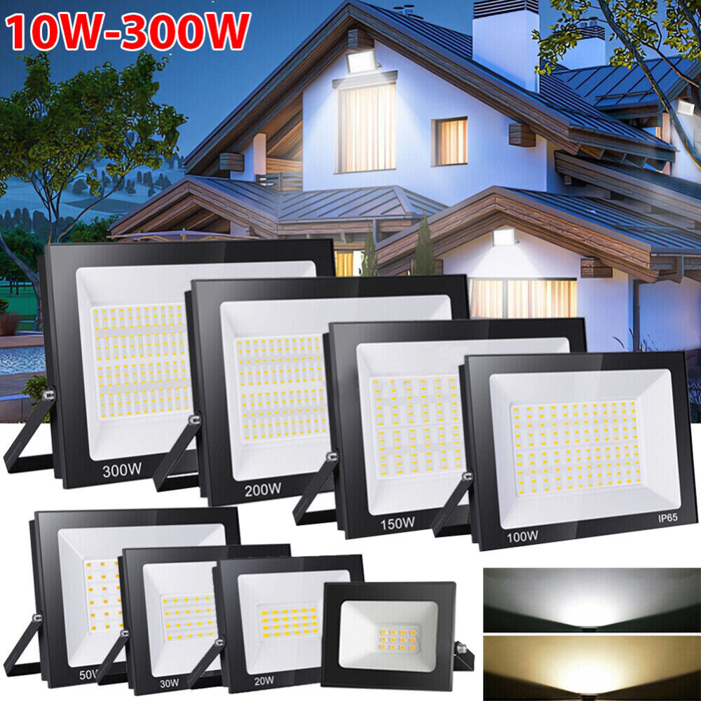 Outdoor LED Flood Light 10W-300W Security Light 220V-240V Spotlight Waterproof